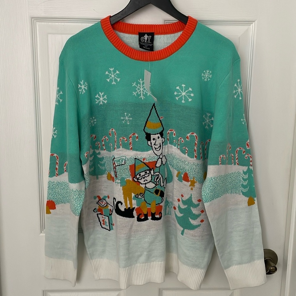 ELF men’s knit Christmas sweater